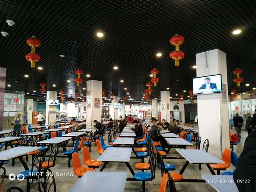 北京交通大学食堂参观