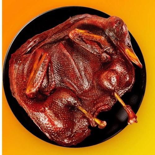 湖南益阳常德特产正宗酱板鸭香辣鸭头鸭肉休闲电脑零食300g整只中辣