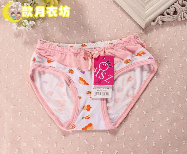 宝宝幼儿童女童中童短裤 莫代尔棉内裤 粉色内裤花边内裤样式不错