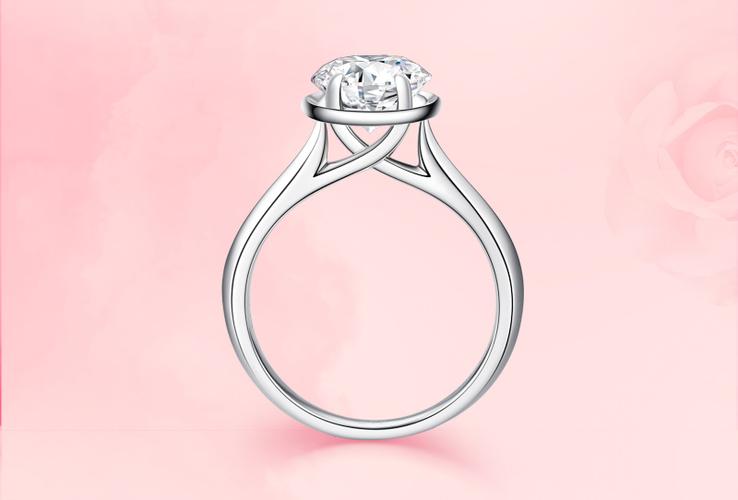 周大福守护一生系列经典求婚钻戒