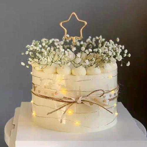 ins网红简约鲜花生日蛋糕广州上海深圳同城配送创意唯美妈妈女神