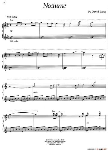 nocturne _简谱