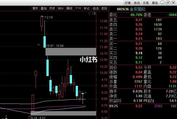 002636金安国纪,可关注,止损位8.75