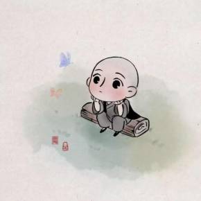 小女生和尚图片头像图片