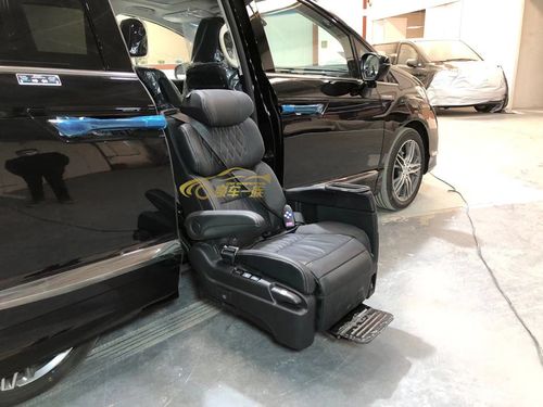 实拍本田艾力绅原车座椅改装福祉座椅案例效果