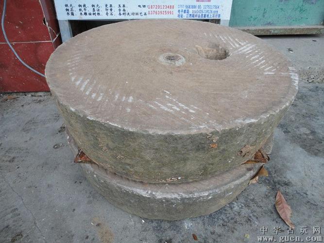 旧时磨豆腐工具石磨