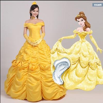 出租迪士尼角色服装公主艾尔莎 灰姑娘 白雪公主贝尔公主cos租赁
