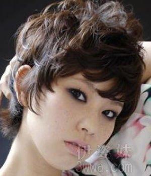 夏季清爽日系短发 bob头西瓜头自然卷小碎发