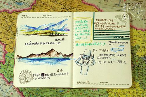 女儿的西藏旅游手帐|插画|绘本|画设计 - 原创作品