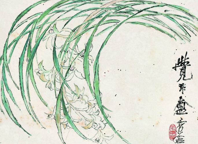 虚谷(1823～1896) 兰花