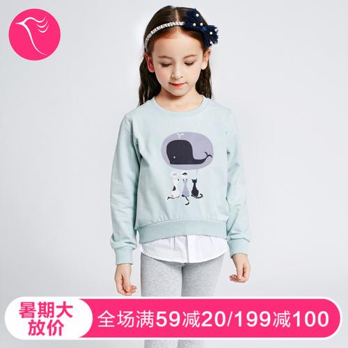 女中大童卫衣