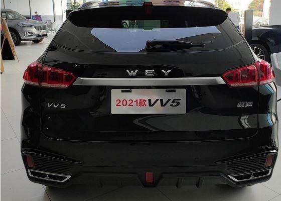 2021款长城wey vv5到店,黑色涂装更大方,车长4462mm,配双离合