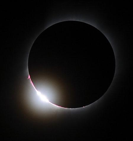 日全食全过程五个时期是什么 图解日全食形成过程