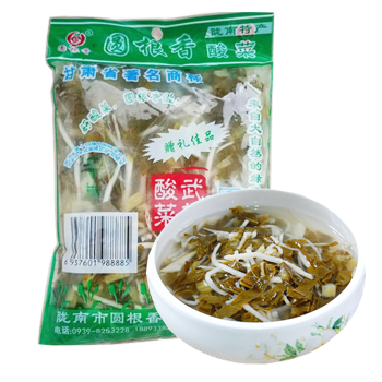 圆根香酸菜甘肃陇南武都特产360g10袋天水农家腌制浆水菜360g5袋
