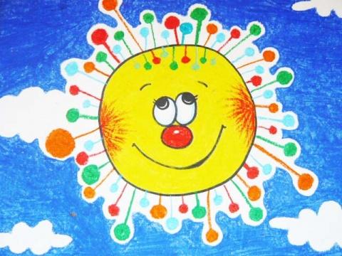 45幅关于太阳的儿童画图片大全