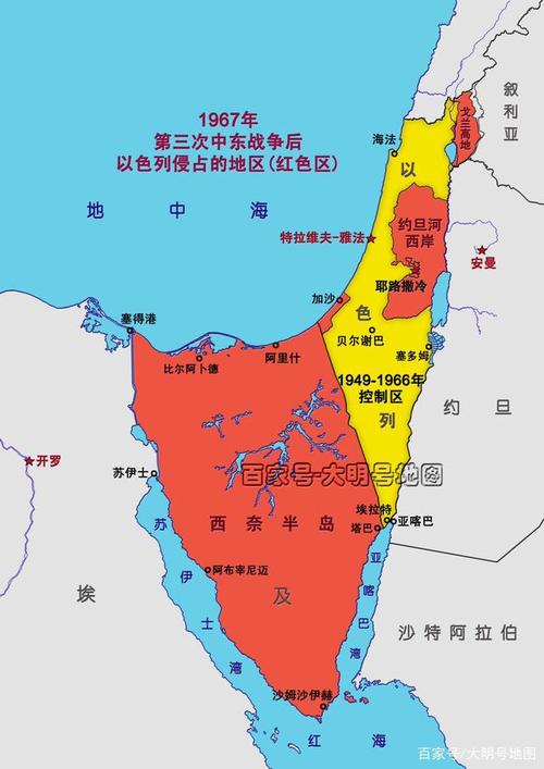 图说约旦将两块土地租借给以色列的过程,1994年租借