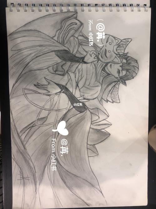 王者手绘 貂蝉 猫影幻舞_手绘_文化_绘画