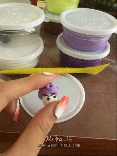 粘土制作植物大战僵尸中的大喷菇教程