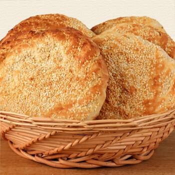 山东河南土特产手工自制吊炉烧饼千层饼酥饼咸味散装10个甜味5个装