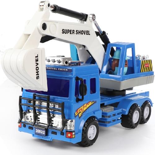 大号挖掘机智扣玩具车小汽车惯性工程车小孩挖土机儿童男孩挖机36岁2