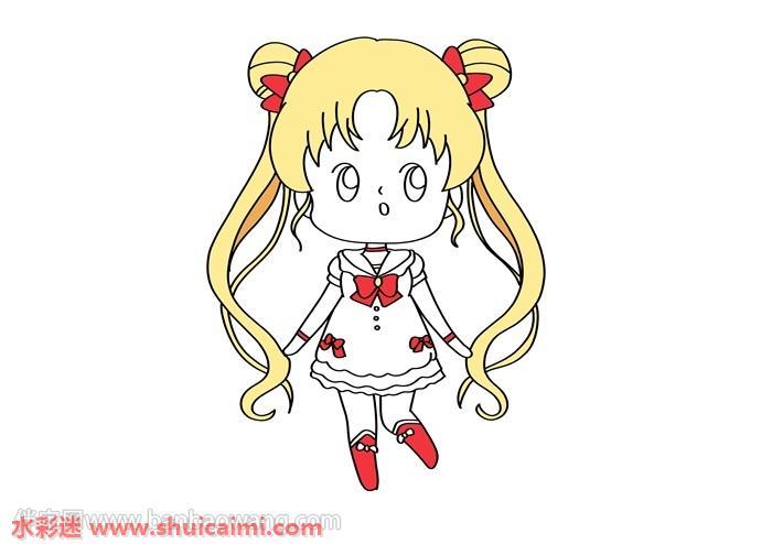 美少女怎么画美少女简笔画简单易画