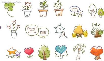 手抄报简笔可爱花边-25kb