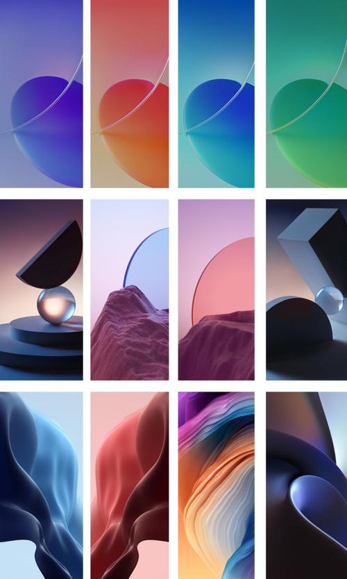 壁纸首发opporeno6系列原生壁纸分享