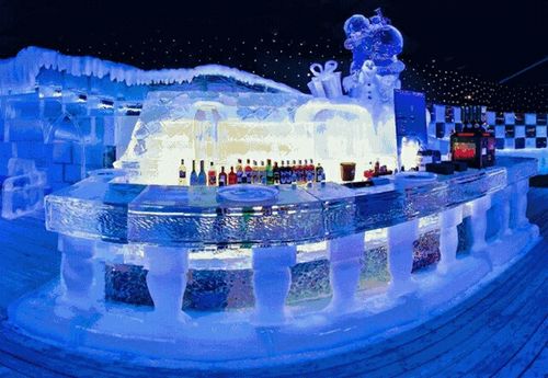 美丽的冰雕