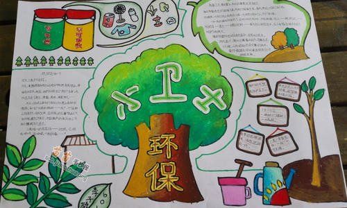 关于环境卫士的手抄报 环境卫生手抄报