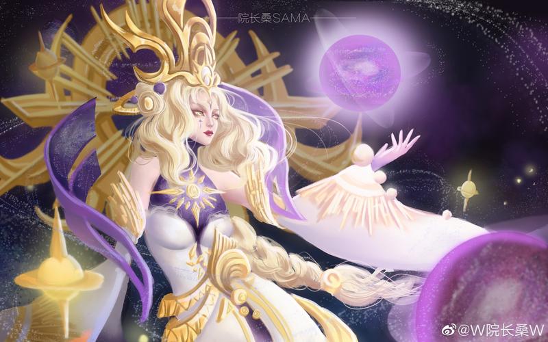 没有钱买皮肤我就自己画一个啊( ε ) 原画:王者荣耀武则天倪克斯神谕