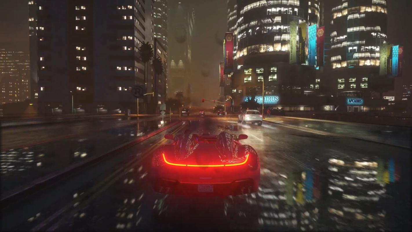 《gta5》4k mod演示 不输当前3a游戏画面