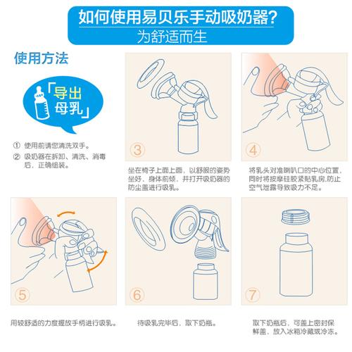 易贝乐吸奶器手动吸力大孕产妇用品挤奶器拔奶哺乳二档吸力调节吸