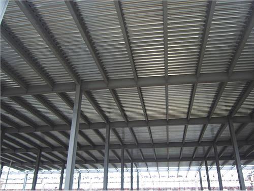 福田单层钢结构厂房钢结构