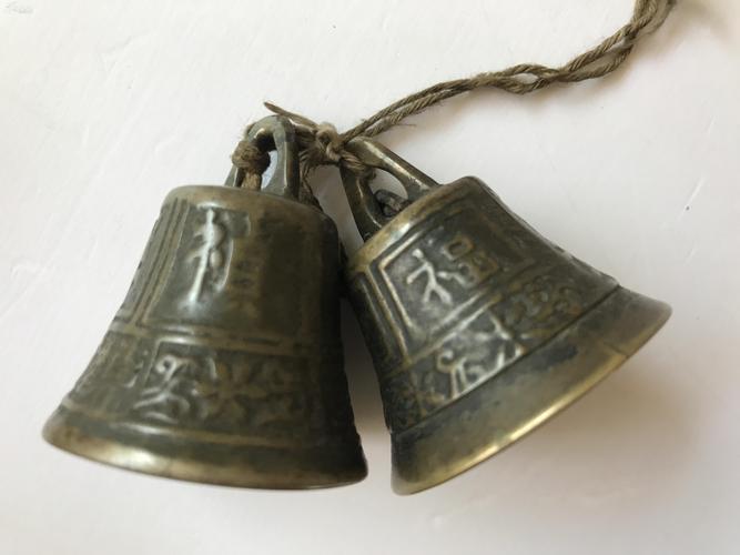 《森》铜铃一对 包老包真,支持7天退货 b