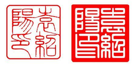 大师帮忙设计两方篆刻印稿,袁绍阳(朱文,白文)麻烦设计一下,感激不尽!