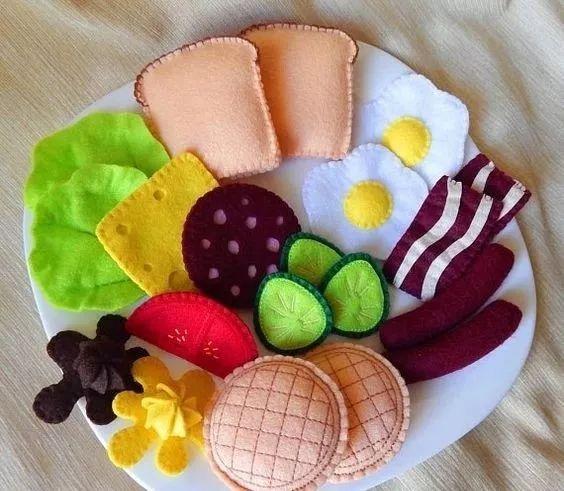 用不织布就能 diy 水果蔬菜(附教程) 