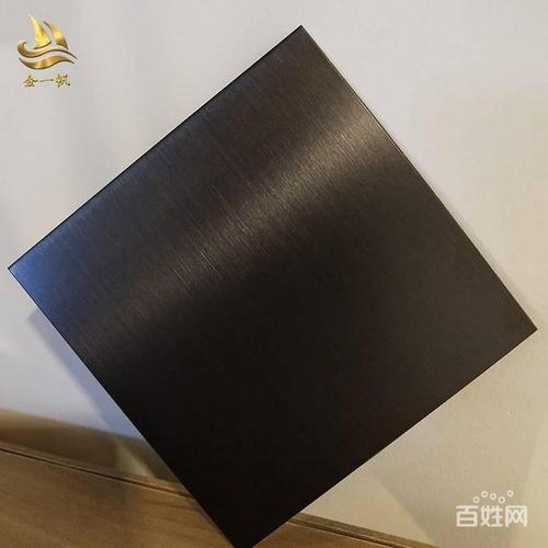 黑色亮光拉丝不锈钢黑钛亮光不锈钢拉丝板