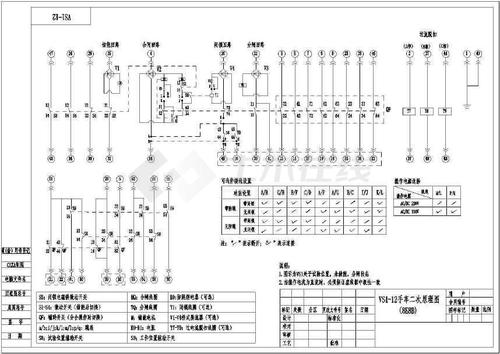 抽出式vs1-12真空断路器图纸_高压电气原理图_土木在线