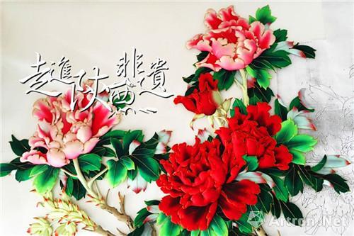 走进陕西非遗:滕氏布糊画 补花工艺下的布上丹青