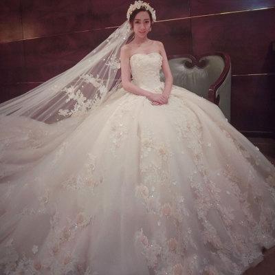婚纱礼服新娘结婚20 价格 :  $ 651.00 爱在紫衣特