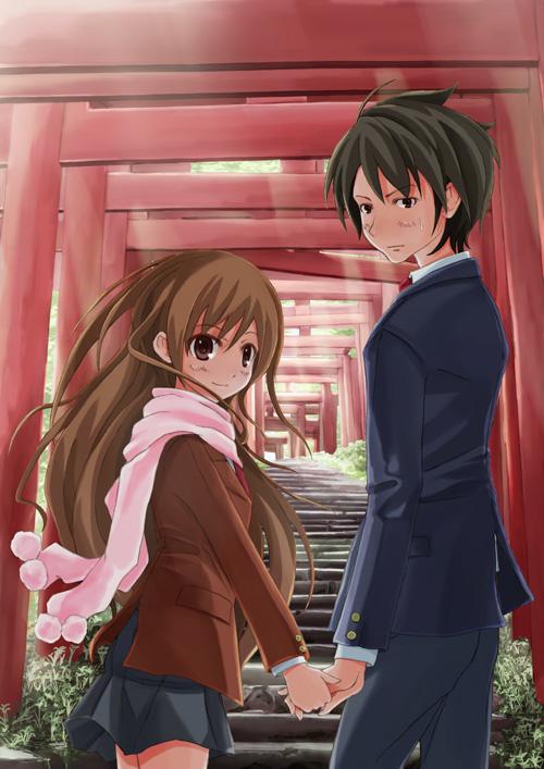 二次元动漫人物牵手图片(21p)