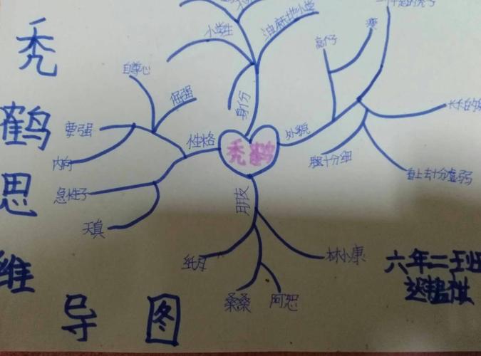 《草房子》秃鹤思维导图