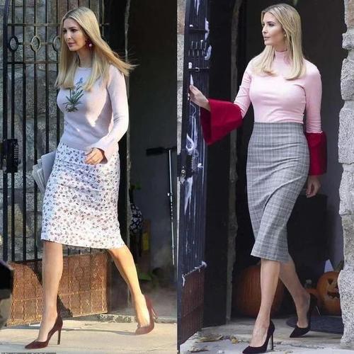 伊万卡又强壮了,穿薄衬衫圆润身材尽显,上围丰满的女人别学她