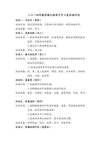 区域活动计划