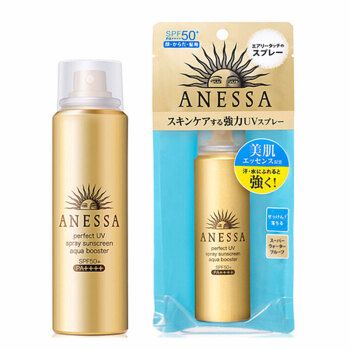 日本资生堂安耐s防晒霜 隔离霜/乳spf50男女儿童通用防水防汗  金瓶