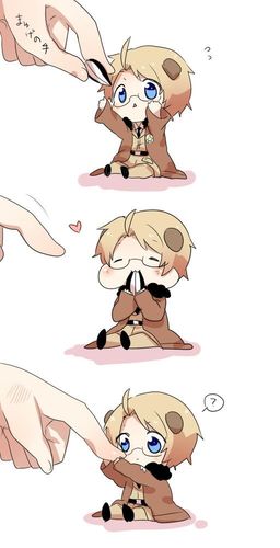 黑塔利亚# #aph# 可挑逗/投食的阿尔 阿尔弗雷德