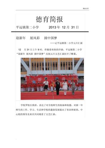 元旦文艺汇演简报.docx 3页