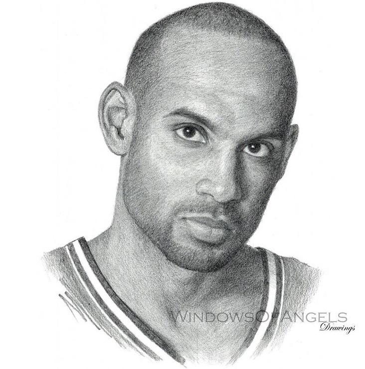 20世纪nba球星素描 乔丹大神领衔