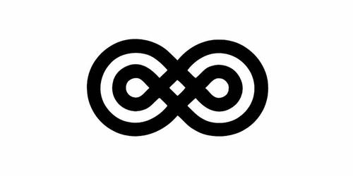 kraeftens bekaempelse对称徽标设计灵感