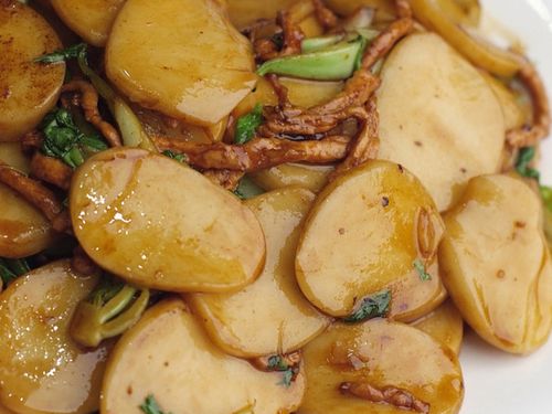 肉丝炒年糕